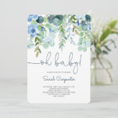 Babydusche Einladung (Stehend Vorderseite)