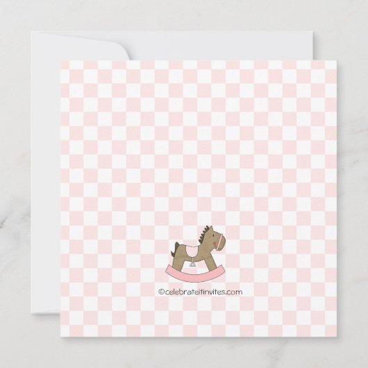 Babydusche Einladung (Rückseite)