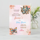 Babydusche Einladung (Stehend Vorderseite)