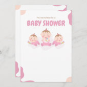 Babydusche Einladung (Vorne/Hinten)