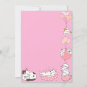 Babydusche Einladung (Rückseite)