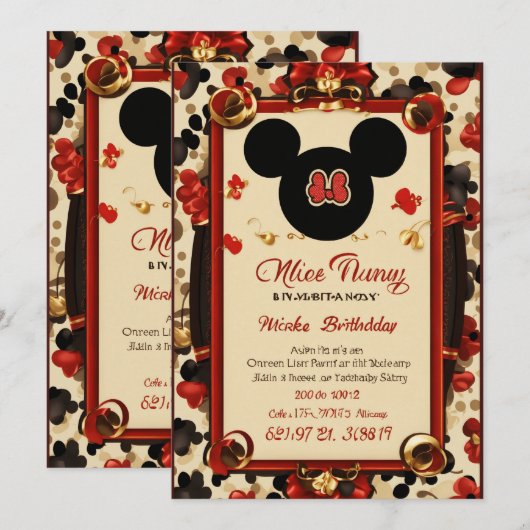 Babydusche Einladung (Vorne/Hinten)