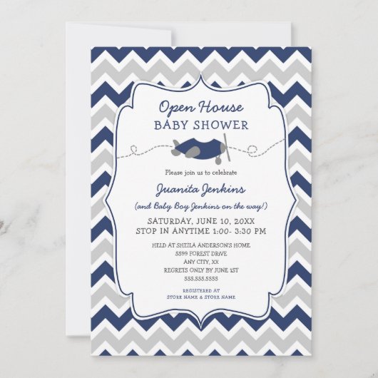 Babydusche Einladung (Vorderseite)