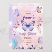 Babydusche Einladung (Vorne/Hinten)