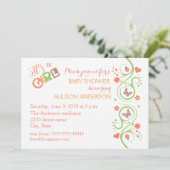 Babydusche Einladung (Stehend Vorderseite)