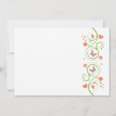 Babydusche Einladung (Rückseite)