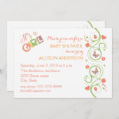 Babydusche Einladung (Vorne/Hinten)