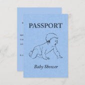 Babydusche Einladung (Vorne/Hinten)