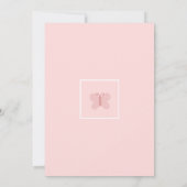 Babydusche Einladung (Rückseite)