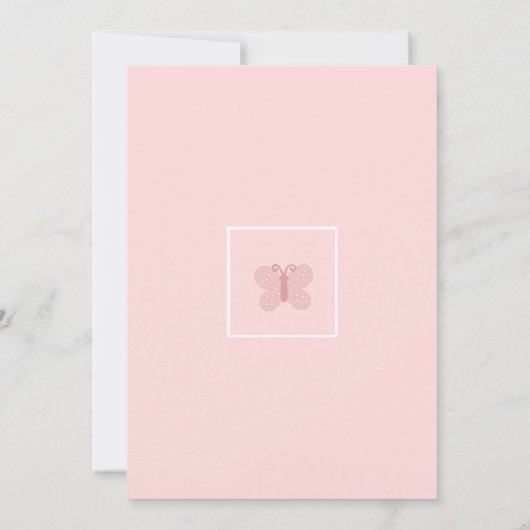 Babydusche Einladung (Rückseite)