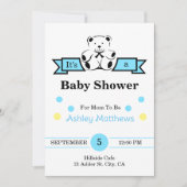 Babydusche Einladung (Vorderseite)