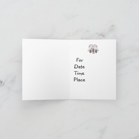 Babydusche Einladung (Innenseite)