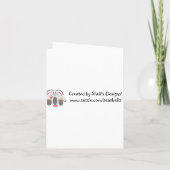 Babydusche Einladung (Rückseite)