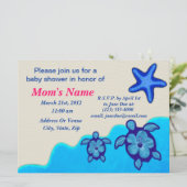 Babydusche Einladung (Stehend Vorderseite)