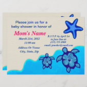 Babydusche Einladung (Vorne/Hinten)