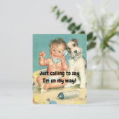 Babydusche Einladung (Stehend Vorderseite)