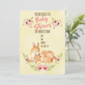 Babydusche Einladung (Stehend Vorderseite)