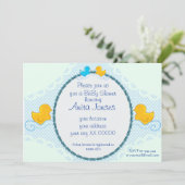 Babydusche Einladung (Stehend Vorderseite)