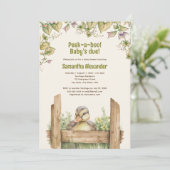 Babydusche Einladung (Stehend Vorderseite)