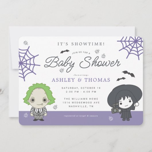 Babydusche Einladung (Vorderseite)