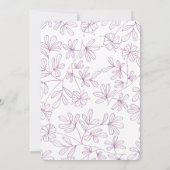 Babydusche Einladung (Rückseite)