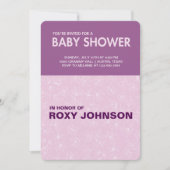 Babydusche Einladung (Vorderseite)