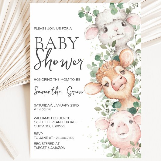 Babydusche Einladung