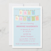 Babydusche Einladung (Vorderseite)