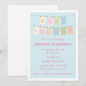 Babydusche Einladung (Vorne/Hinten)