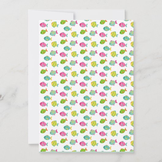 Babydusche Einladung (Rückseite)