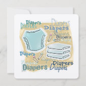 Babydusche Einladung (Vorderseite)