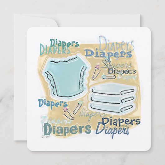 Babydusche Einladung (Vorderseite)