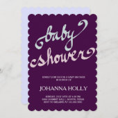 Babydusche Einladung (Vorne/Hinten)