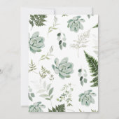 Babydusche Einladung (Rückseite)