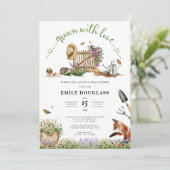 Babydusche Einladung (Stehend Vorderseite)