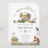 Babydusche Einladung (Vorne/Hinten)