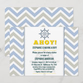 Babydusche Einladung (Vorne/Hinten)