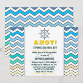 Babydusche Einladung (Vorne/Hinten)