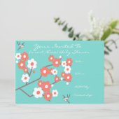 Babydusche Einladung (Stehend Vorderseite)