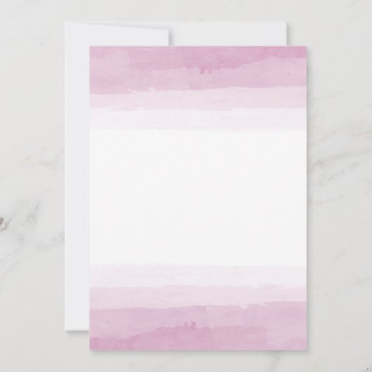 Babydusche Einladung (Rückseite)