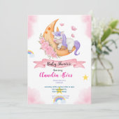 Babydusche Einladung (Stehend Vorderseite)