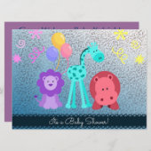 Babydusche Einladung (Vorne/Hinten)