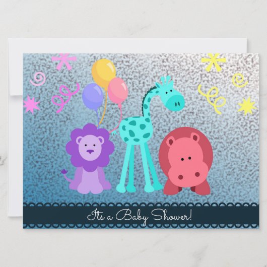 Babydusche Einladung (Vorderseite)