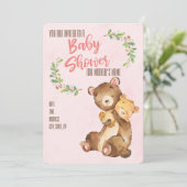 Babydusche Einladung (Stehend Vorderseite)