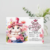 Babydusche Einladung (Stehend Vorderseite)