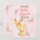 Babydusche Einladung (Vorne/Hinten)