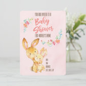 Babydusche Einladung (Stehend Vorderseite)