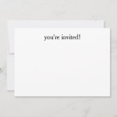 Babydusche Einladung (Vorderseite)