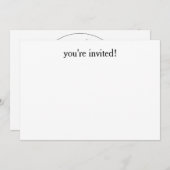 Babydusche Einladung (Vorne/Hinten)