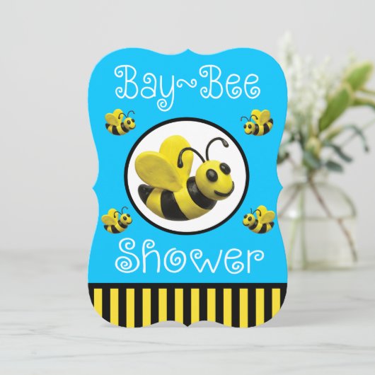 Babydusche Einladung (Stehend Vorderseite)